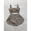 Conjunto de Short Duplo em Poliamida e Tactel