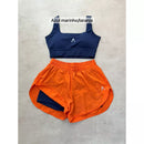 Conjunto de Short Duplo em Poliamida e Tactel