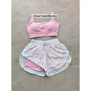 Conjunto de Short Duplo em Poliamida e Tactel