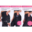 Calça Legging Suplex Cós Alto com Bolso