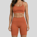 Kit Top + Short Suplex Cintura Alta Fitness