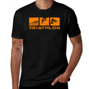 Triathlon modern icons T-Shirt man tshirt t shirt man luxury cotton t shirts man 100% T-shirt