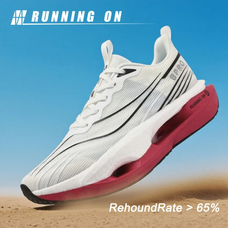 New Men's Breathable Sneakers Carbon Plate Running Shoes Athletic Shoes Lightweight Outdoor Male Cushion Tenis Sports Shoes