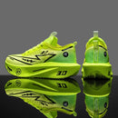 Men's Carbon Board Sneakers Anti-slip Cushioned Comfortable Racing Training Running Shoes Mesh Tennis Shoes Casual for Women