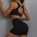Yoga Suit Yoga Sports Underwear Women's Fitness Suit Vest Running Sports Yoga Shorts Set Yoga Set  Workout Set