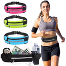Unisex Outdoor Sports Waist Bag Waterproof Pack Close Fitting Invisible Belt Fitness Anti Theft Mobile Phone Waist Bag Bottle