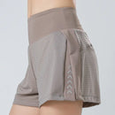 Breathable Running Fitness Yoga Pants - Fake Two Pieces