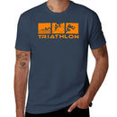 Triathlon modern icons T-Shirt man tshirt t shirt man luxury cotton t shirts man 100% T-shirt