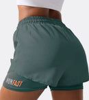 Quick-drying Women's Fitness Yoga Running Shorts