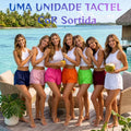 Short Tactel Feminino Casual